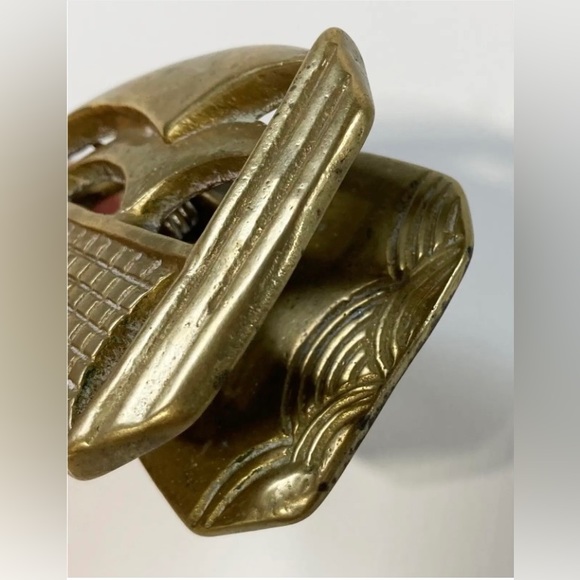 Brass Sailboat Letter or Receipt Clip, Late 20th Century - Picture 6 of 7
